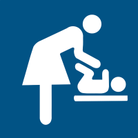 Baby Changing Room Sign | 150 * 150 mm