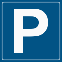 Panneau d'information - Parking   | 150*150 mm